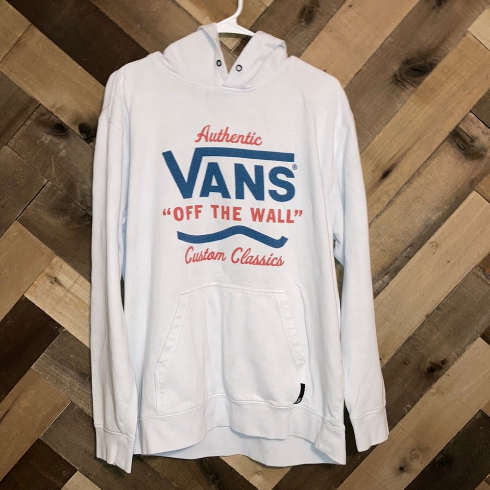 White Vans Hoodie